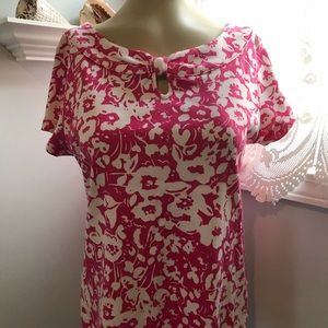 Rafaella keyhole neck top. Size M. Rarely worn.
